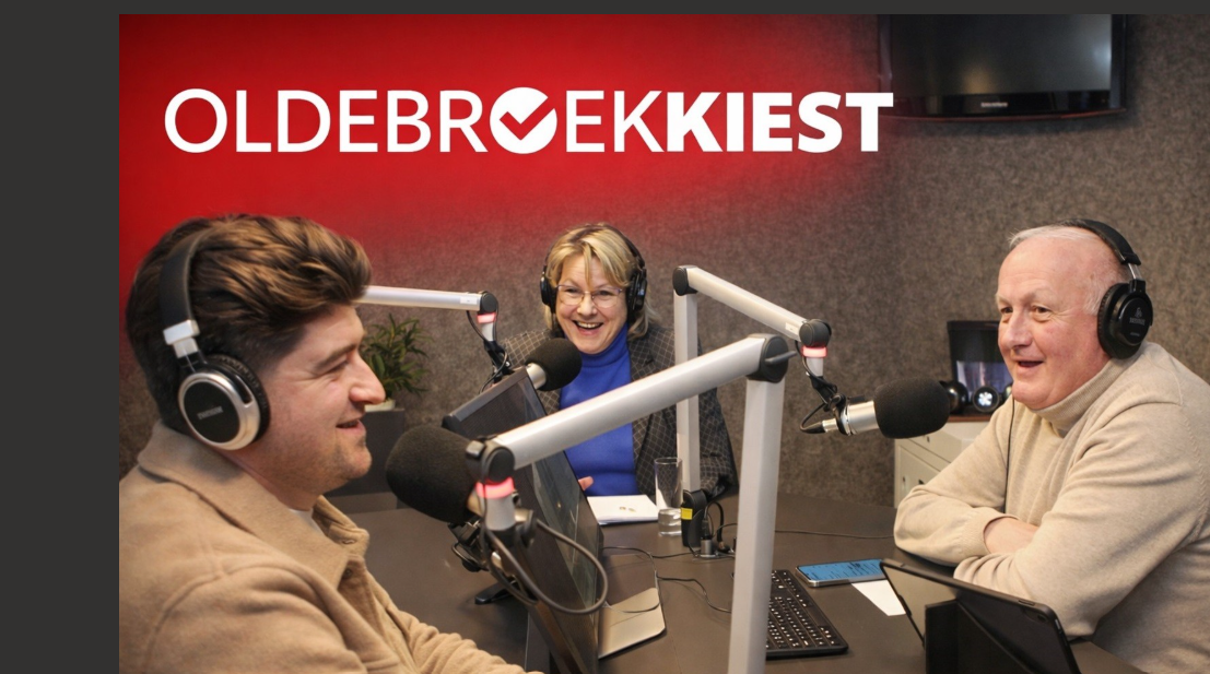 Foto: Oldebroekkiest op LocoFM iedere woensdag tot de verkiezingen