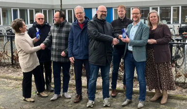 Foto: ChristenUnie Oldebroek en Elburg op bezoek bij Nuborgh College Lambert Francken