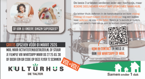 Foto: Oldebroek’s Got Talent voor basisschoolkinderen op vrijdag 13 maart