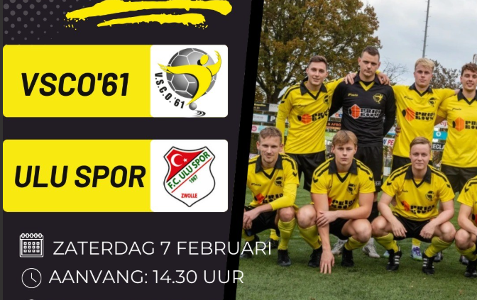 Foto: VSCO’61 hervat de competitie tegen FC Ulu Spor
