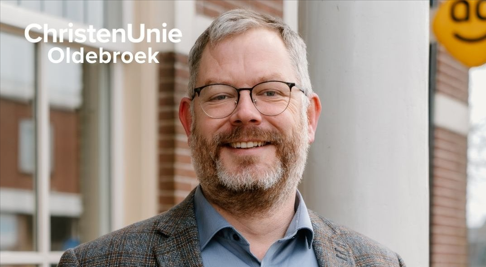 Foto: Maak kennis met Wim-Henk Peggeman kandidaat nummer drie op de kieslijst van ChristenUnie Oldebroek