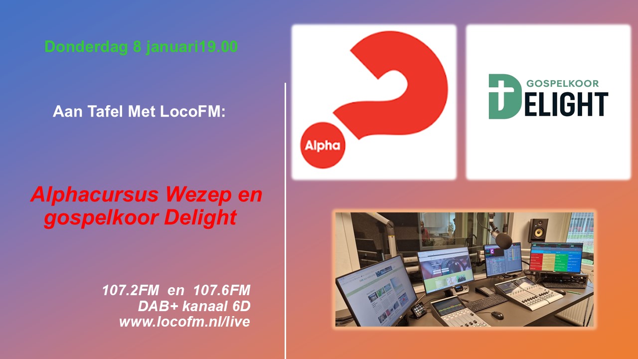 Foto: Alphacursus Wezep en gospelkoor Delight centraal bij Aan Tafel Met