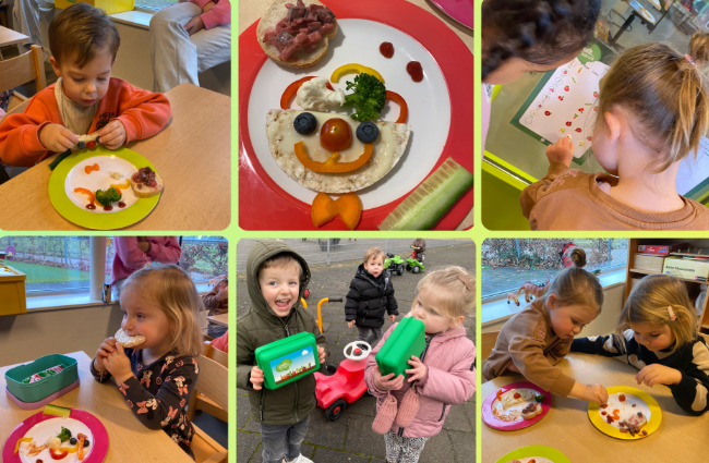 Foto: Groenteboxjes programma van start bij Stichting Kindcentrum Oldebroek en Bijdehandjes