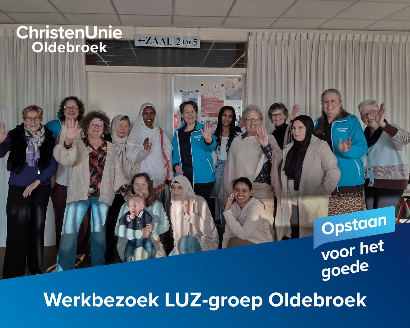 Foto: Ingezonden: Een ontmoeting die raakt: ChristenUnie Oldebroek op bezoek bij de Luz-groep