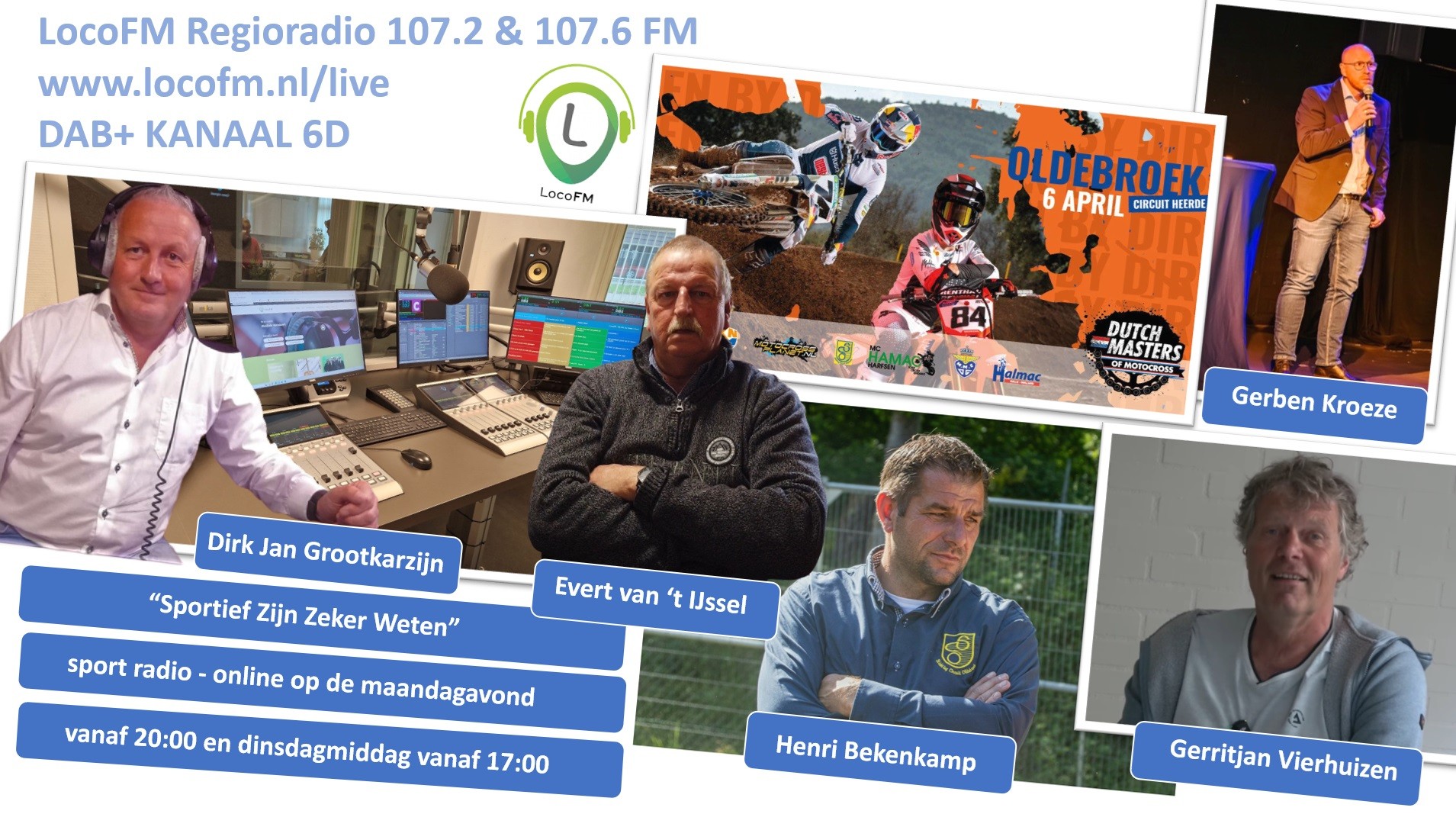 Foto: Motocross, wielrennen  en Sportverkiezingen in Sportief Zijn Zeker Weten