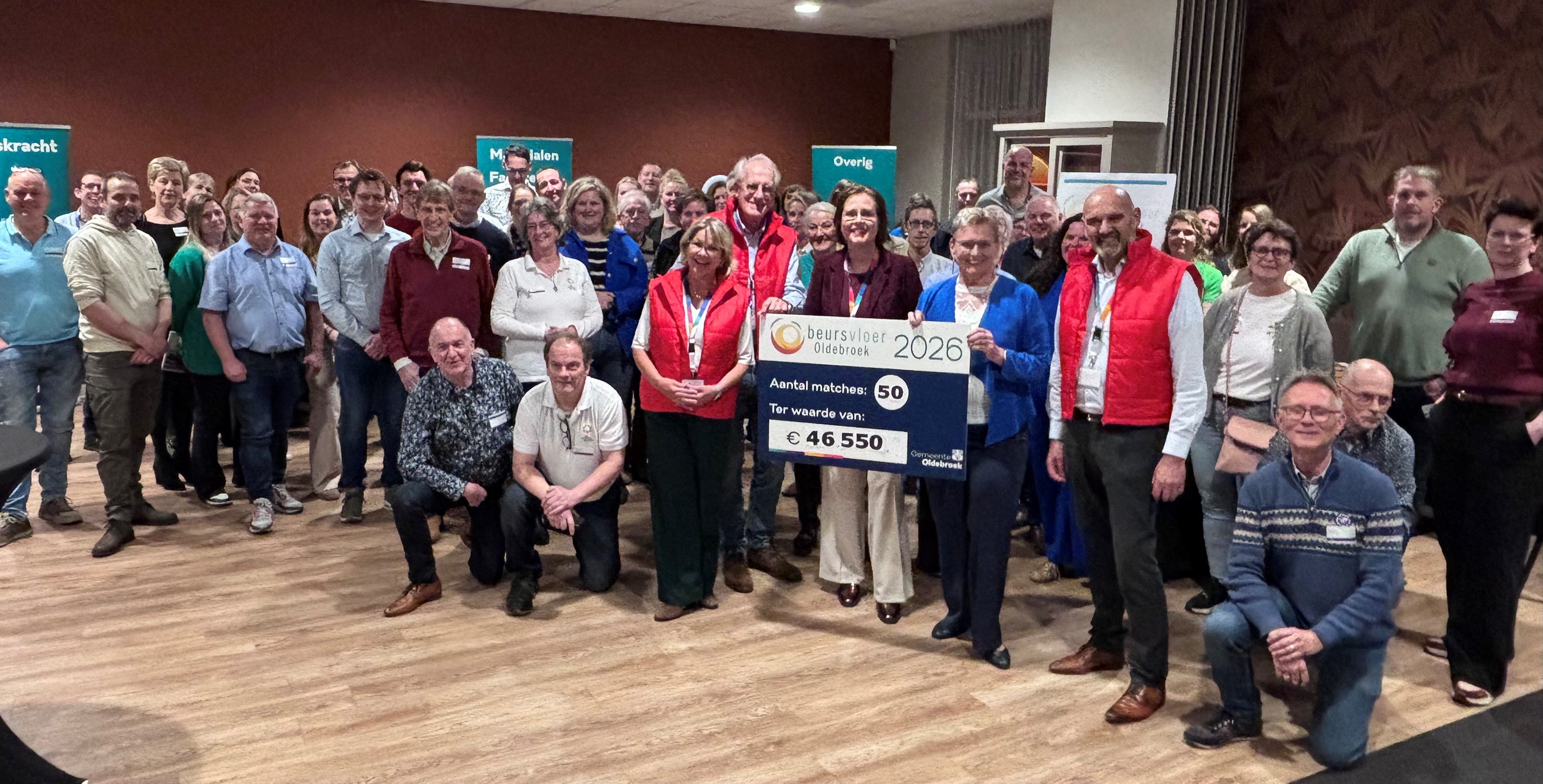Foto: Tweede editie Beursvloer Oldebroek levert 50 matches op