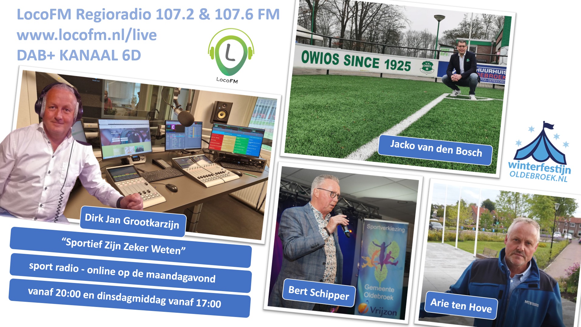 Foto: Padelbaan en ijsbaan in Oldebroek en aandacht voor de Sportverkiezingen Gemeente Oldebroek bij Sportief Zijn Zeker Weten