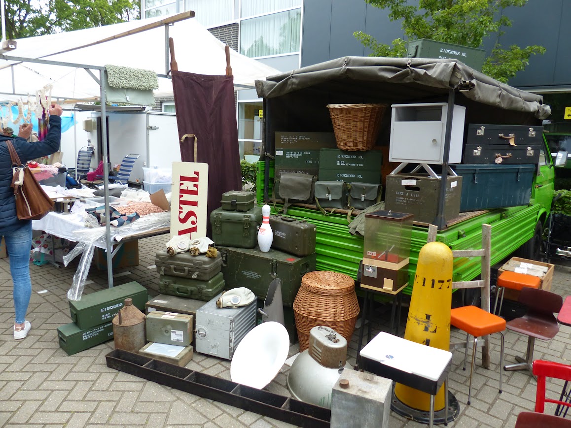 Foto: Word standhouder op de 37e Hemelvaartsvlooienmarkt