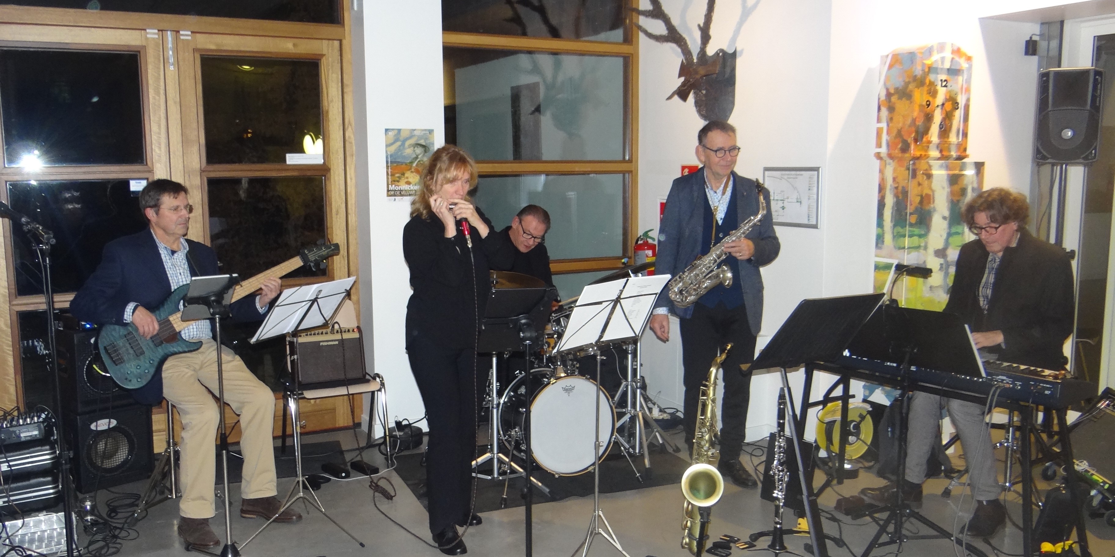 Foto: Kunst en muziek verbonden in het Noord-Veluws Museum