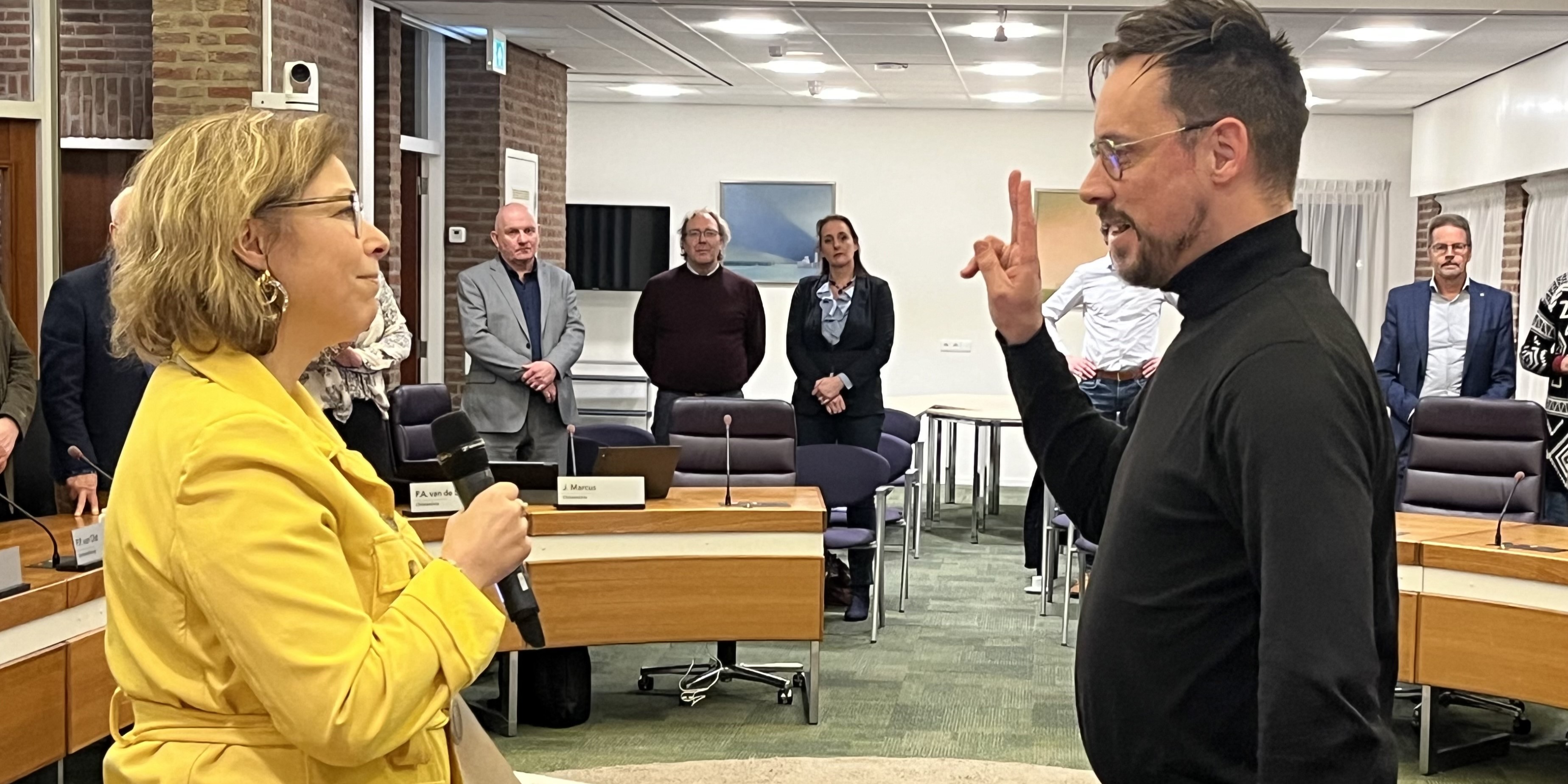 Foto: Jeroen Markus nieuw raadslid gemeente Nunspeet