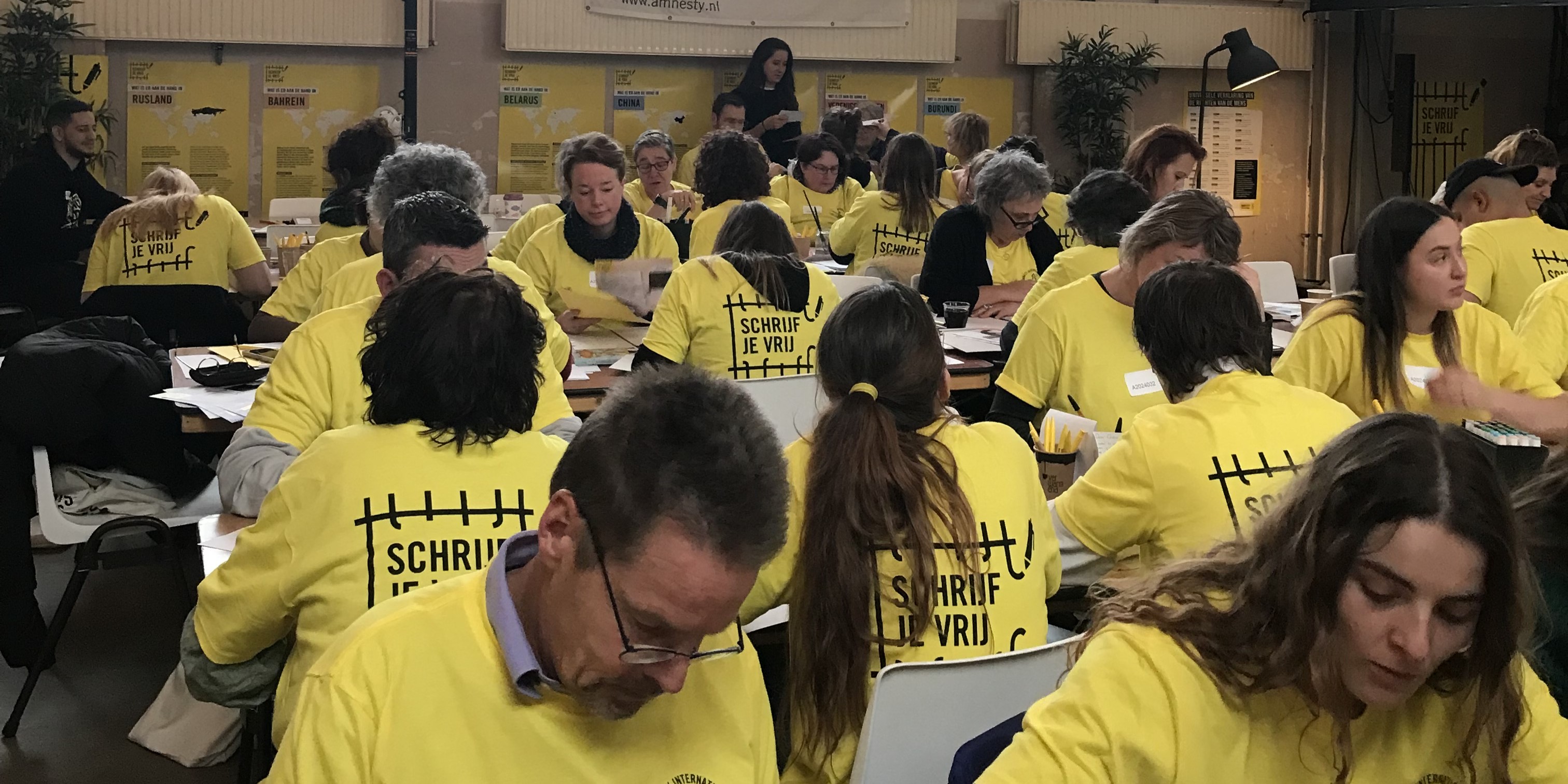 Foto: In de bajes tegen het gajes