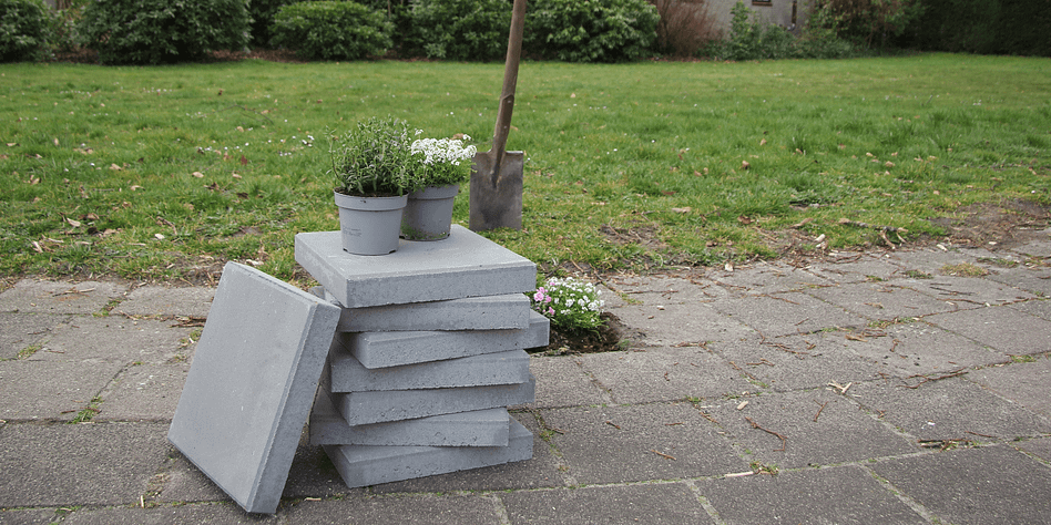 Foto: Tegeltaxi maakt vergroenen tuin gemakkelijker