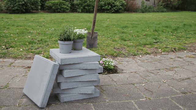 Foto: Tegeltaxi maakt vergroenen tuin gemakkelijker