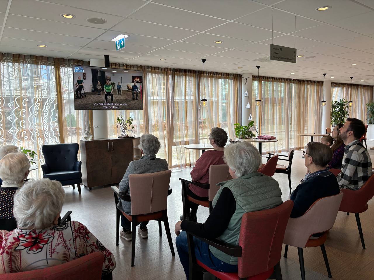 Foto: Sportief programma Blijf in de Benen uitgezonden in Nunspeet