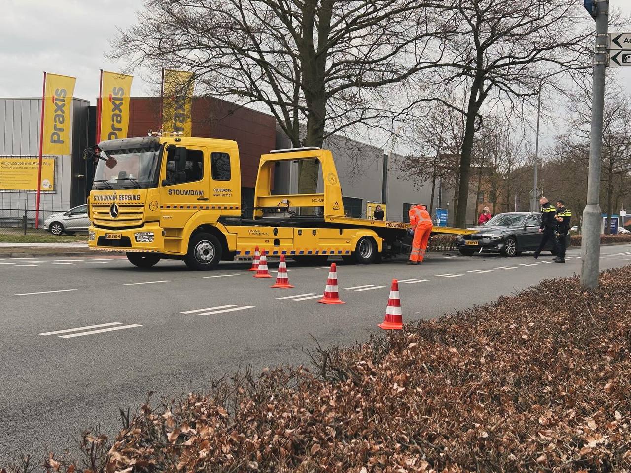 Foto: Aanrijding met materiële schade