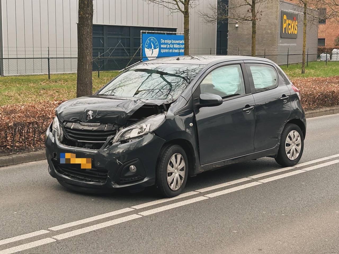 Foto: Aanrijding met materiële schade