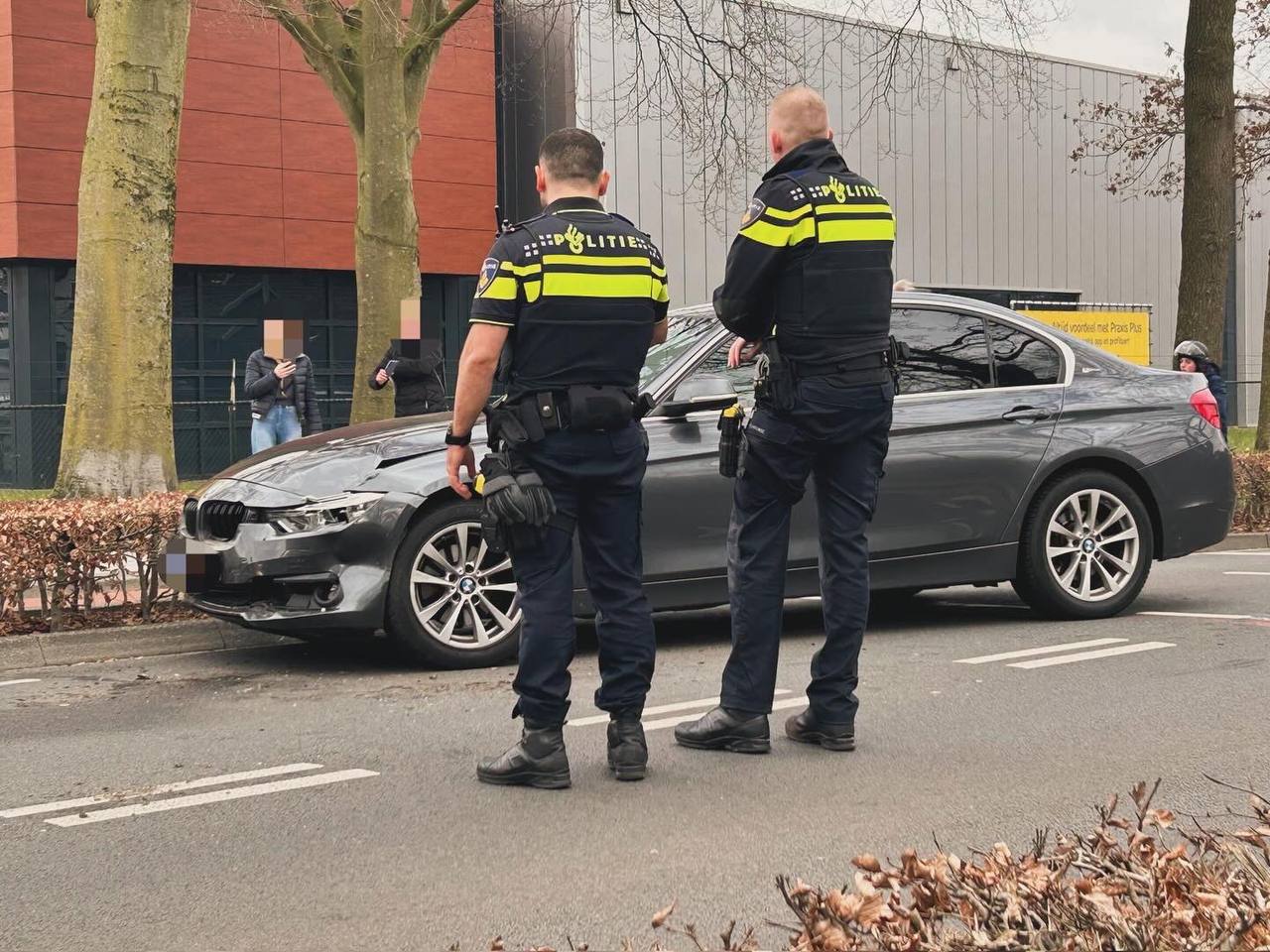 Foto: Aanrijding met materiële schade
