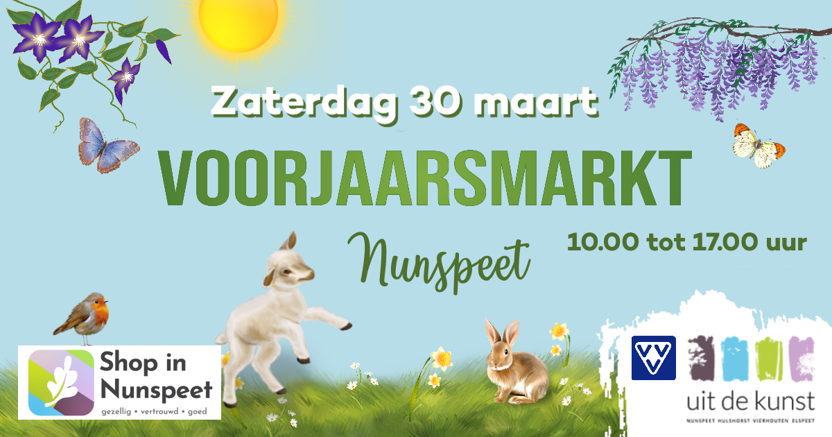 Foto: Voorjaarsmarkt in Nunspeet