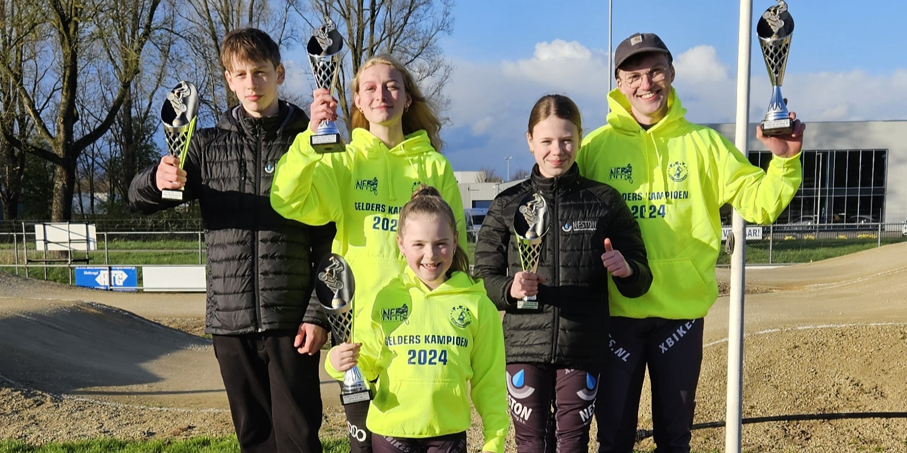 Foto: FCC de Volharding is drie kampioenen rijker