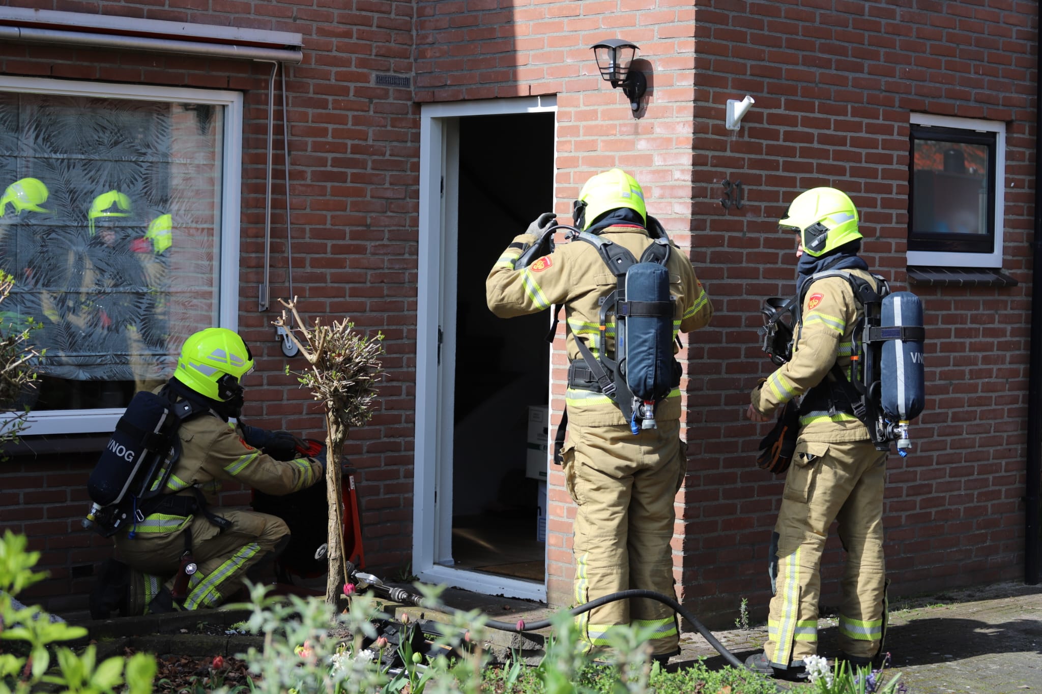 Foto: Woningbrand Larikserf Nunspeet