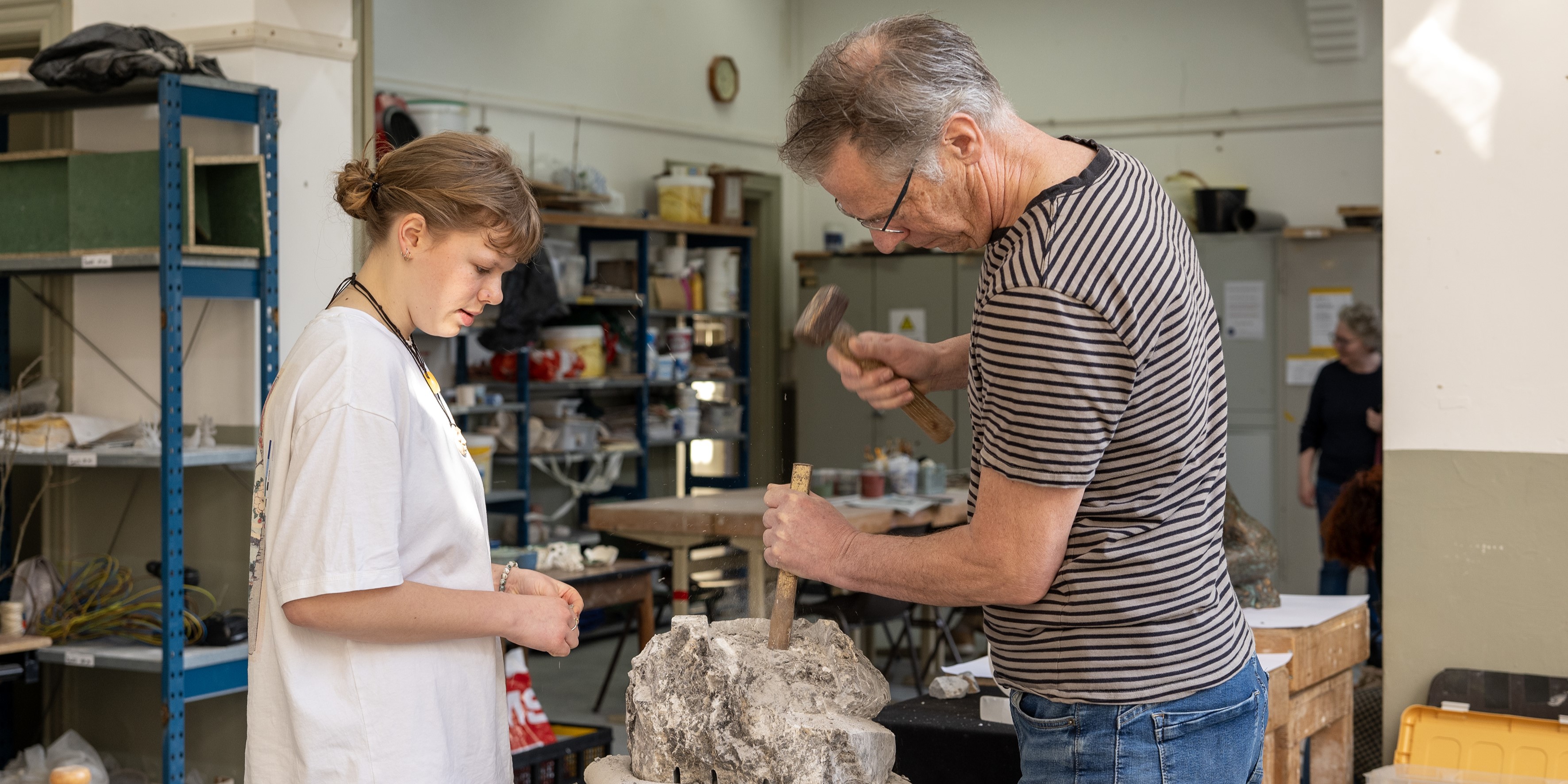 Foto: Open dag Vrije Academie Nunspeet voor toekomstige kunstenaars