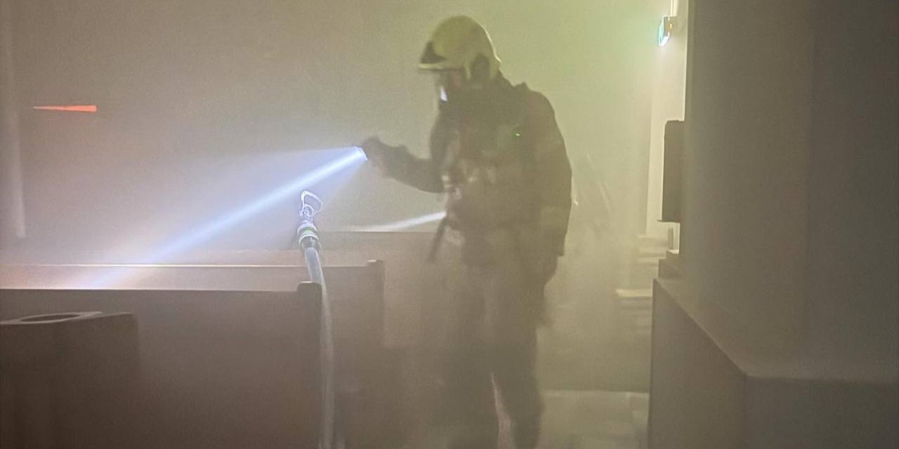 Foto: Brandweeroefening Dorpskerk Nunspeet