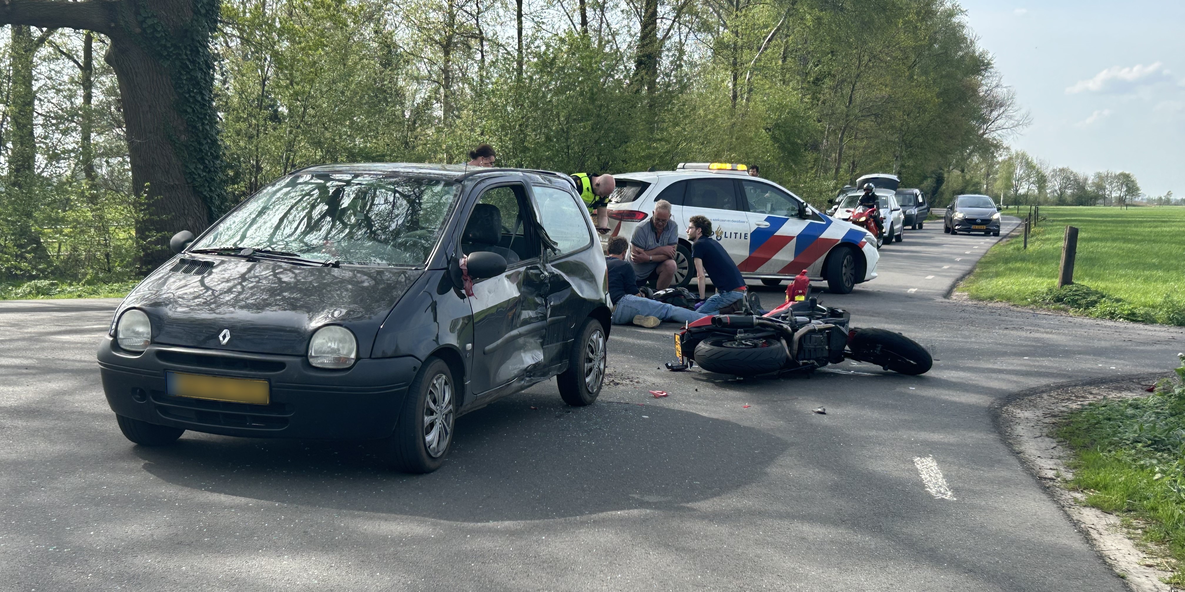 Foto: Ongeval met letsel op Kolmansweg