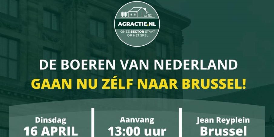 Foto: Veluwse boeren nemen ook deel aan actiedag Brussel