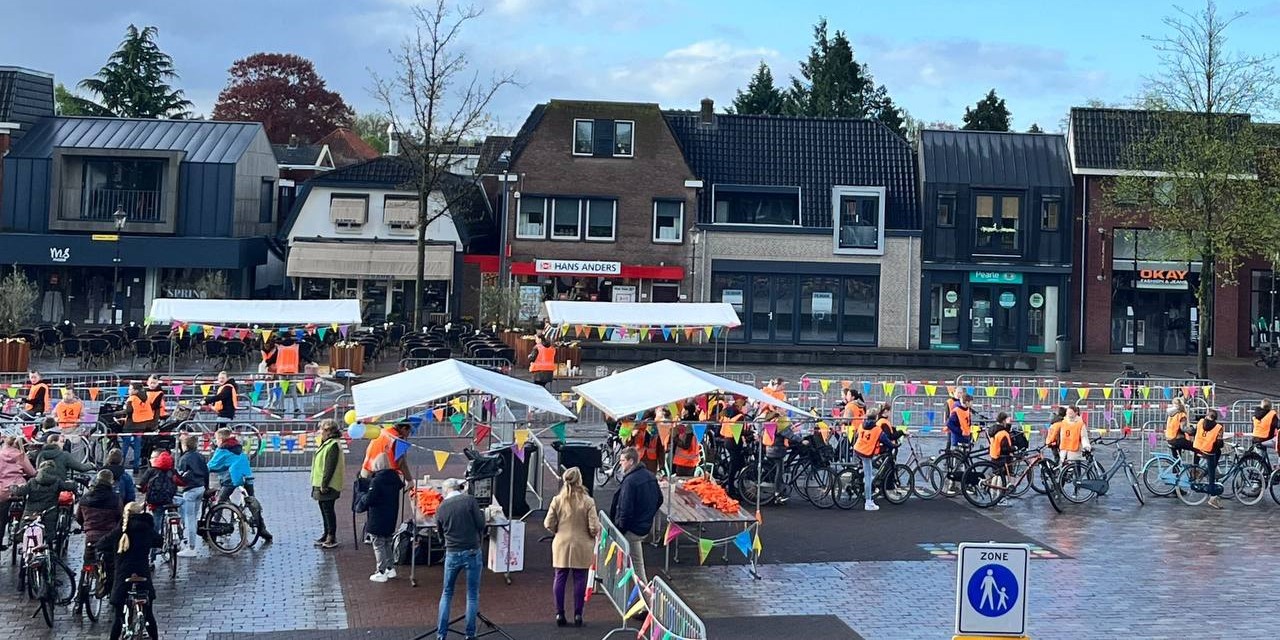 Foto: Basisschoolleerlingen gemeente Nunspeet nemen deel aan praktisch Verkeersexamen