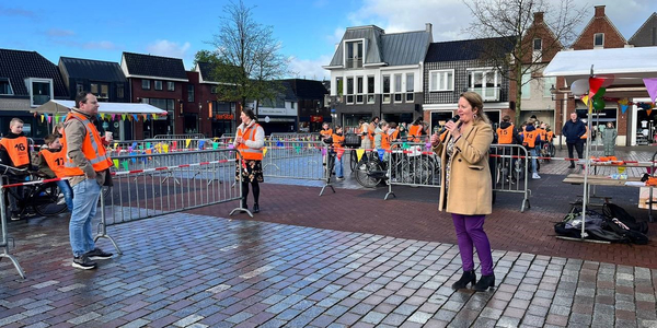 Foto: Basisschoolleerlingen gemeente Nunspeet nemen deel aan praktisch Verkeersexamen