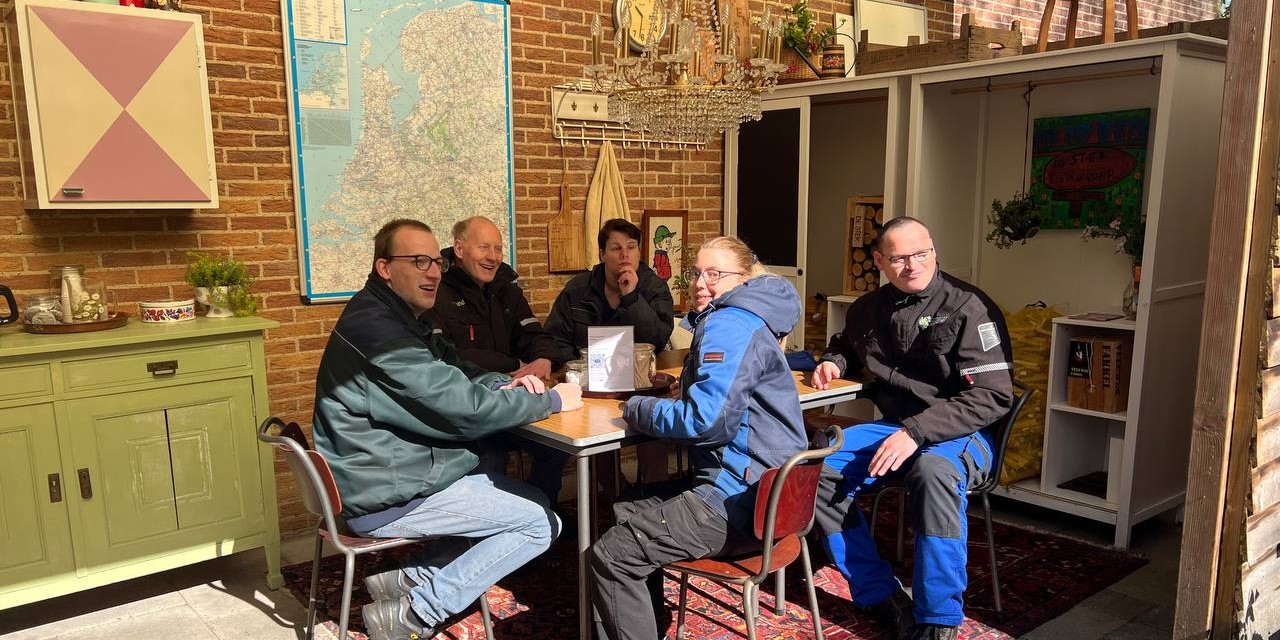 Foto: Nieuw Rustpunt bij tuingroep De Stek