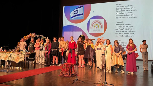 Foto: Leerlingen van Nuborgh College vertellen Esters verhaal in Veluvine