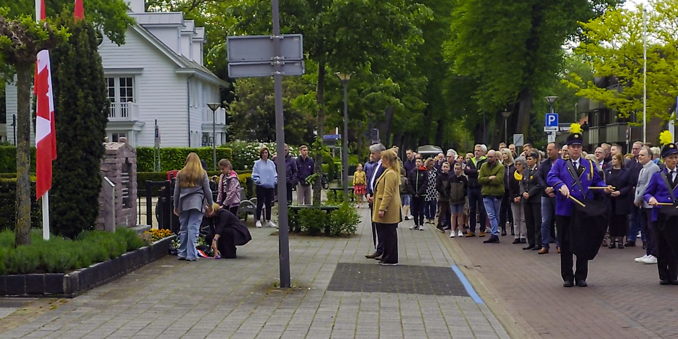 Foto: Waardige dodenherdenking in Nunspeet