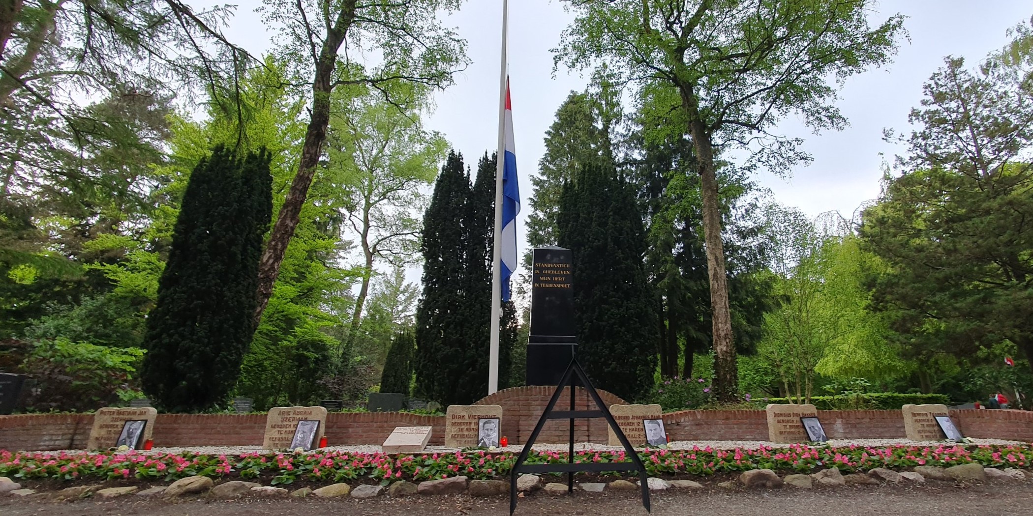 Foto: Waardige dodenherdenking in Nunspeet