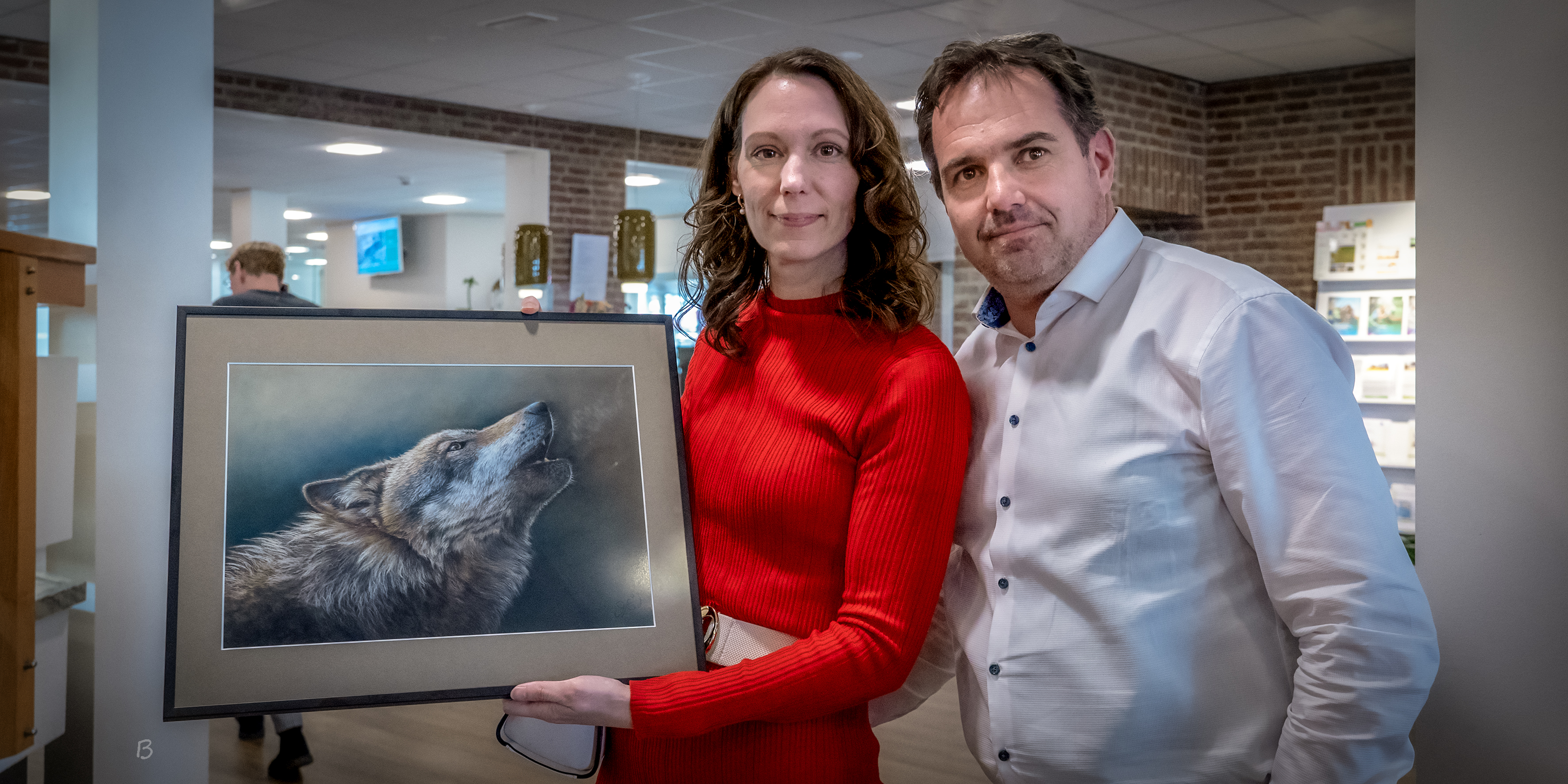 Foto: Ineke Perquin wint glansrijk de Kunstkijkloting