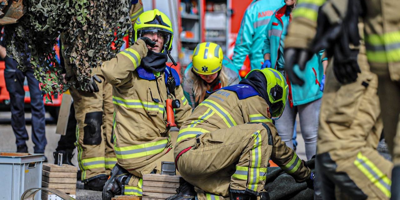 Foto: Brandweerwedstrijd in hoofdklasse gehouden in Elburg