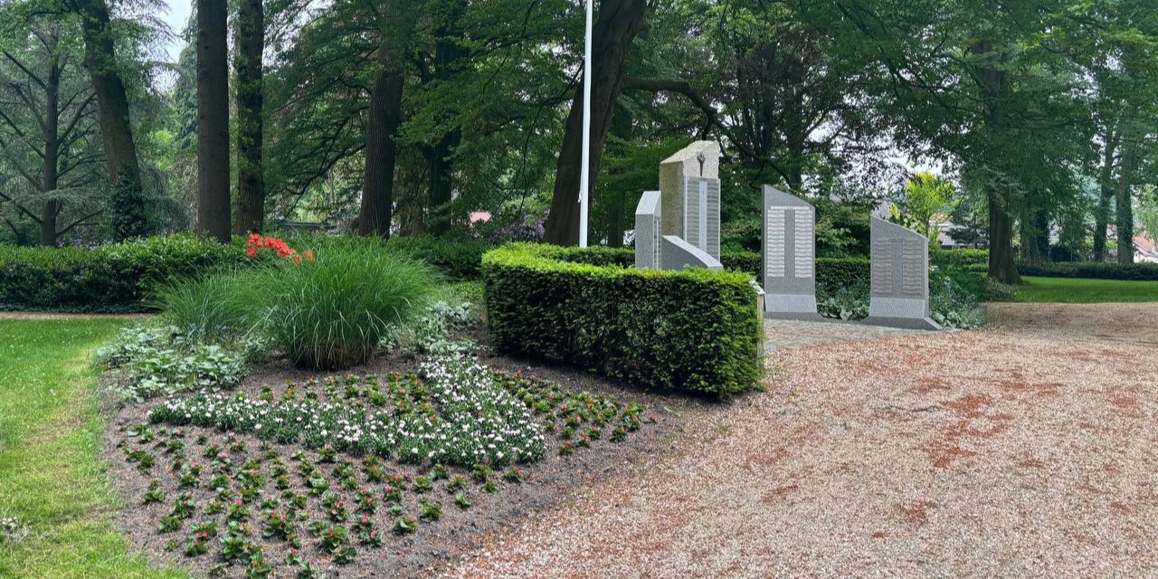 Foto: Witte Anjers aangelegd in park 40-45: “Eerbetoon aan de veteranen”