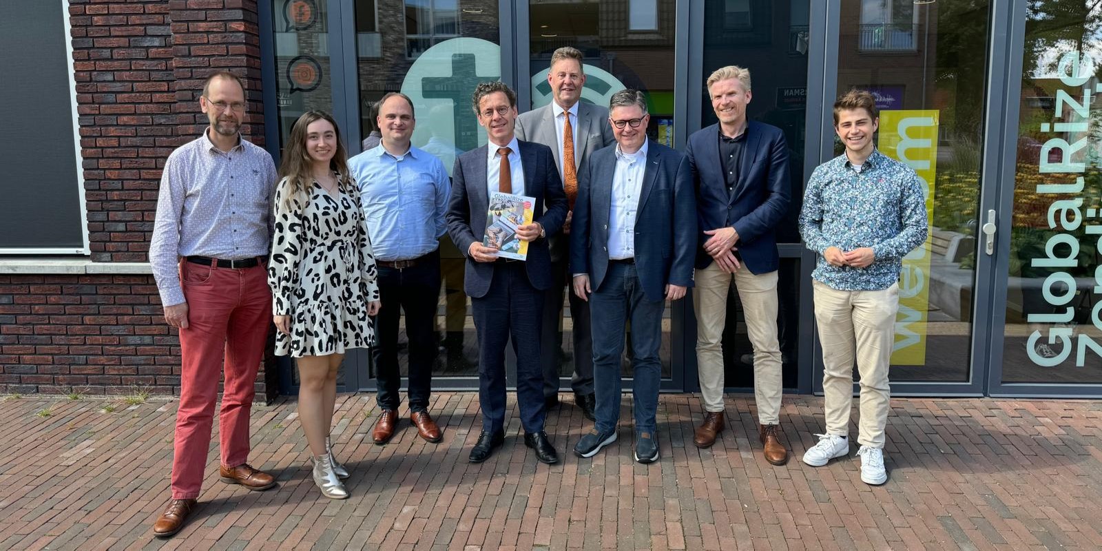 Foto: SGP op bezoek bij GlobalRize in het kader van Europese Verkiezingen