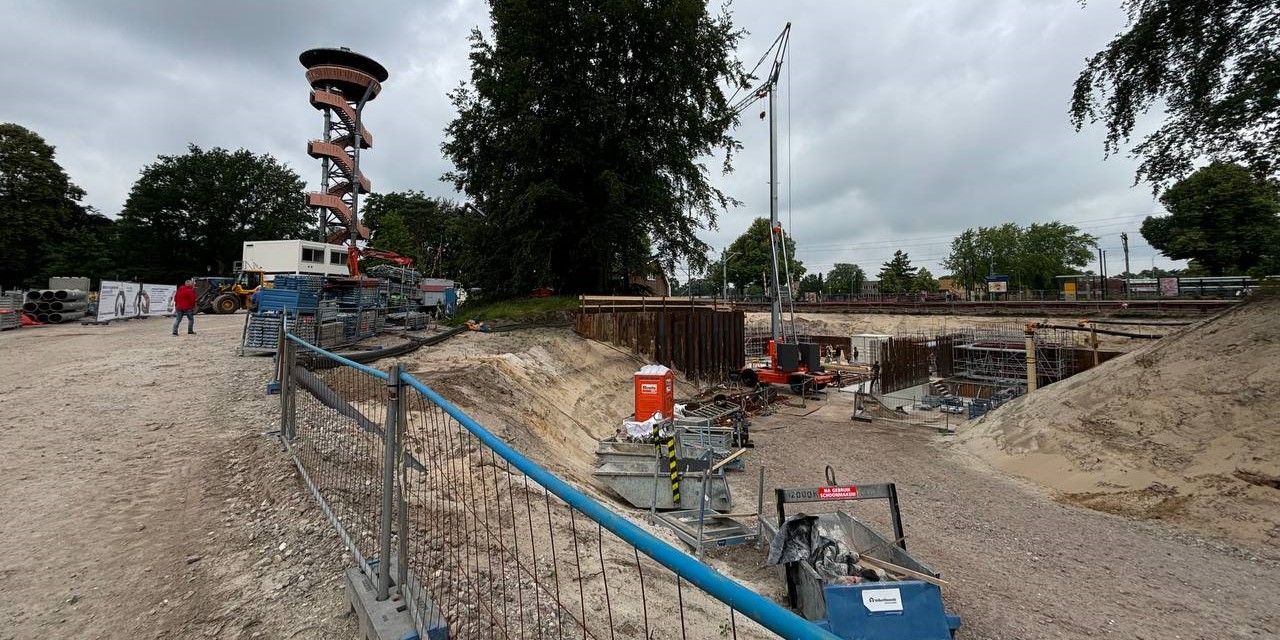Foto: Dag van de Bouw stationsomgeving Nunspeet