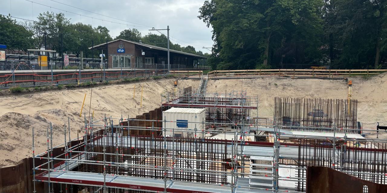 Foto: Dag van de Bouw stationsomgeving Nunspeet