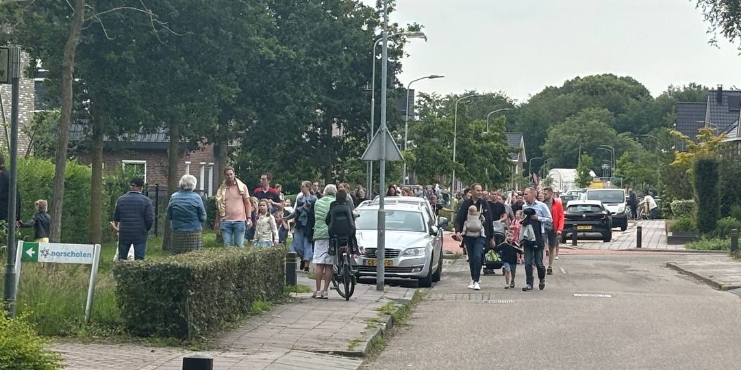 Foto: Droge en feestelijke afsluiting van de Avond4Daagse in Elspeet