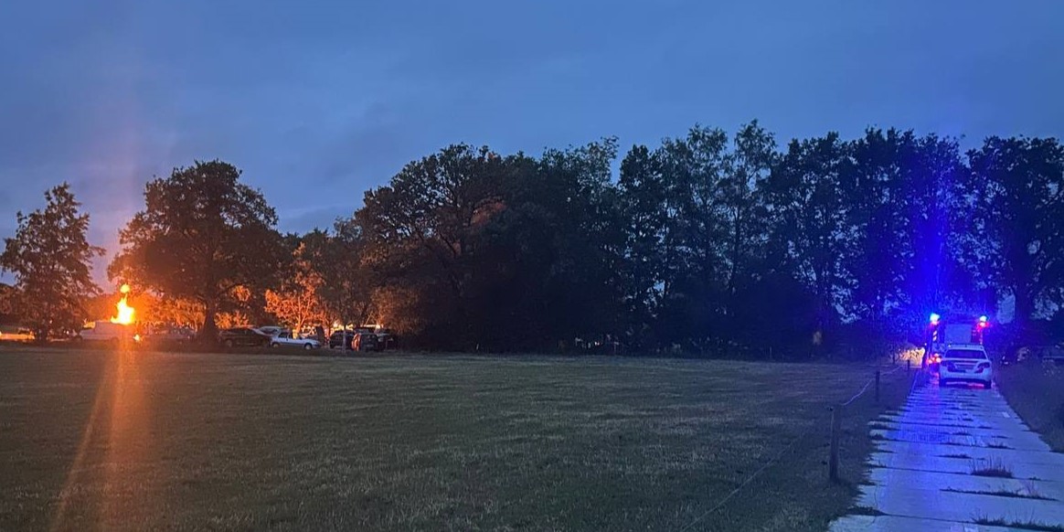 Foto: Kampvuur Bovenweg Doornspijk zorgt voor paniek