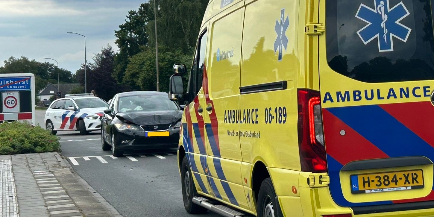 Foto: Kettingbotsing in Hulshorst