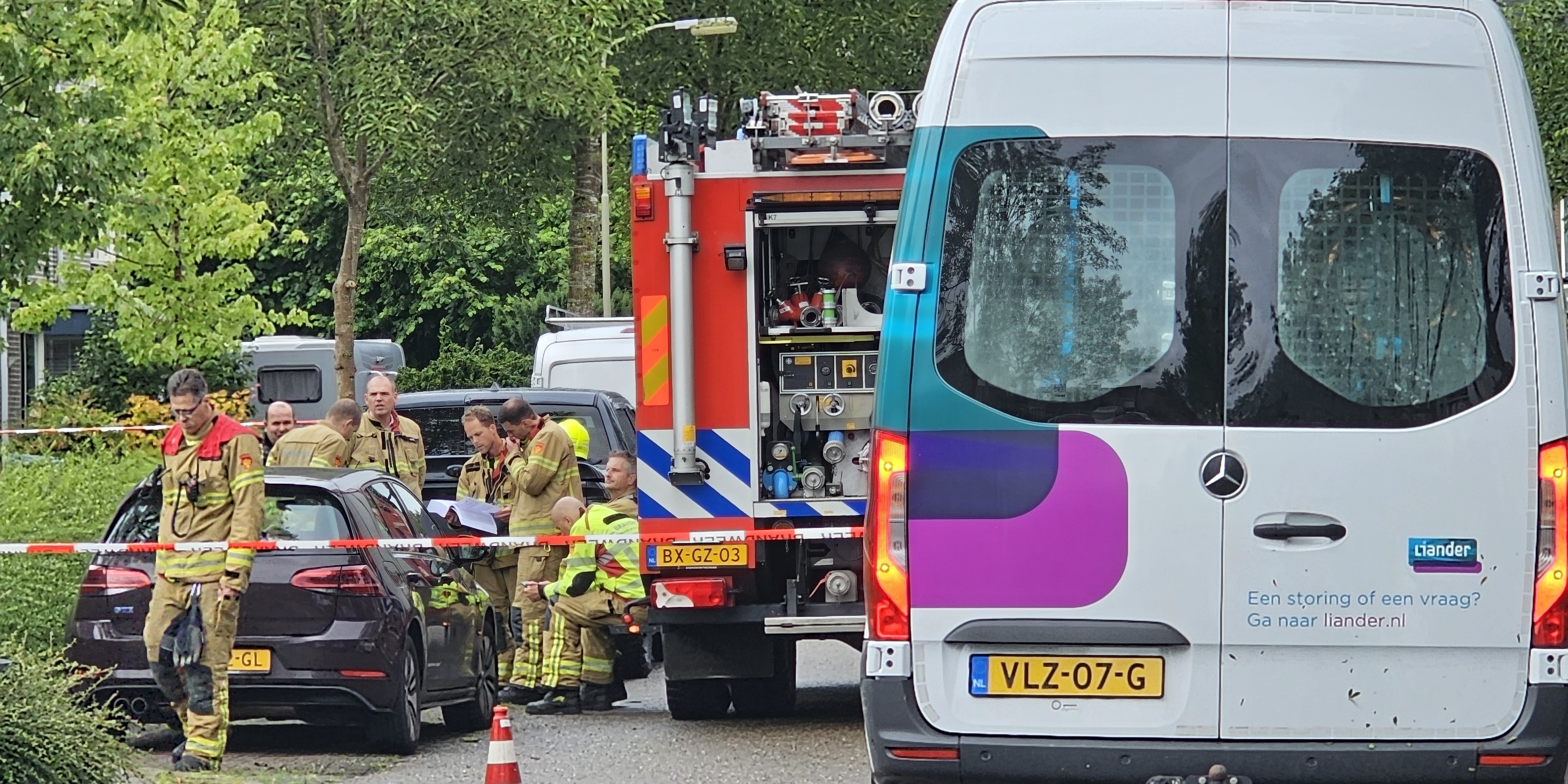 Foto: Gaslekkage Oranjelaan Nunspeet