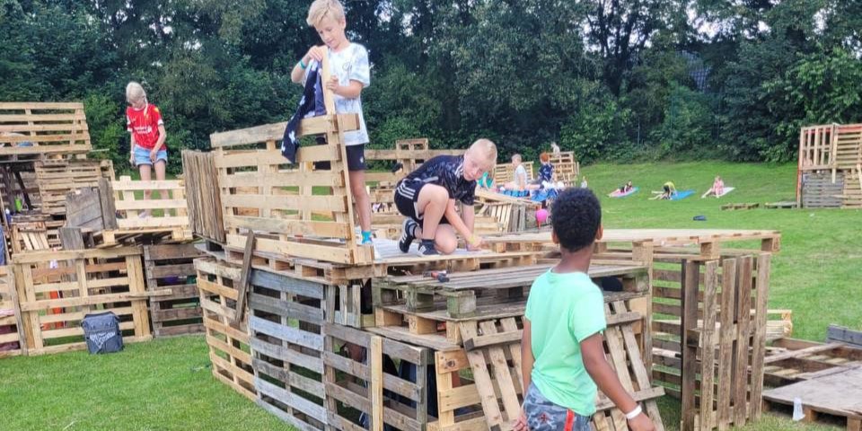 Foto: Houtdorp Nunspeet na drie dagen afgebouwd