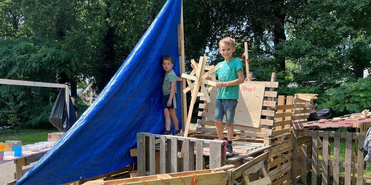 Foto: Houtdorp Nunspeet na drie dagen afgebouwd