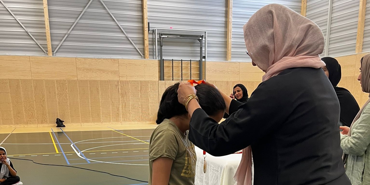 Foto: Sportdag voor vrouwenvereniging van Ahmadiyya moslimgemeenschap