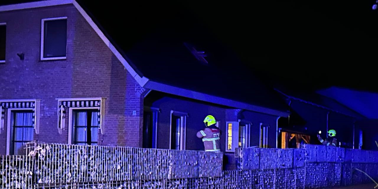 Foto: Woningbrand Waterweg, Nunspeet