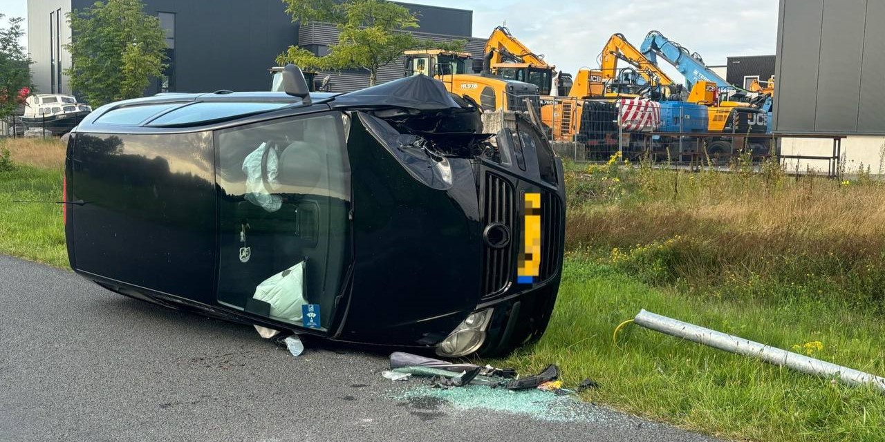 Foto: Aanrijding op de Oosteinderweg Nunspeet