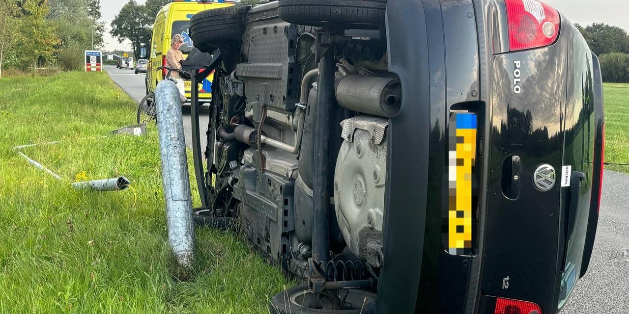 Foto: Aanrijding op de Oosteinderweg Nunspeet